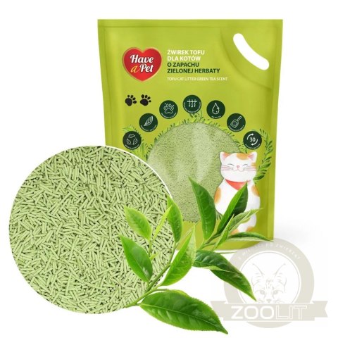 Have A Pet Tofu Cat Litter Green Tea 2,5kg - żwirek dla kotów Have A Pet Tofu Cat Litter Green Tea 2,5kg - żwirek dla kotów