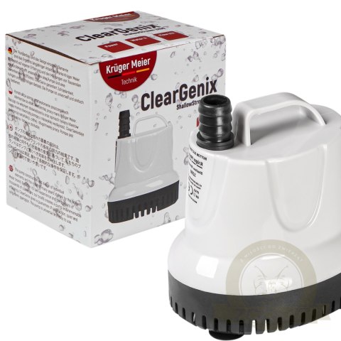 Krüger Meier ClearGenix 2500 - pompa niskiego zanurzenia 2500l/h Krüger Meier ClearGenix 2500 - pompa niskiego zanurzenia 2500l/h