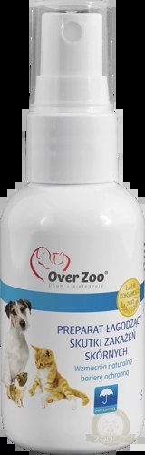 OVER ZOO Preparat Łagodzący Skutki Zakażeń Skórnych 50ml
