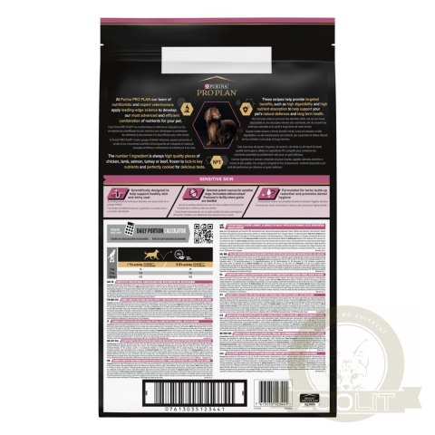 Purina Pro Plan Small & Mini Adult Sensitive Optiderma Łosoś I Ryż 7kg Purina Pro Plan Small & Mini Adult Sensitive Optiderma Łosoś I Ryż 7kg