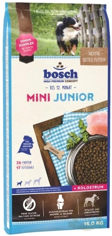 BOSCH Mini Junior Drób 15kg BOSCH Mini Junior Drób 15kg