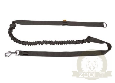 Dingo Smycz Z Amortyzatorem I Uchwytem Czarna 170cm Dingo Smycz Z Amortyzatorem I Uchwytem Czarna 170cm