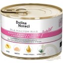 Dolina Noteci Premium Dla Psów Małych Ras Junior Bogata W Serca Z Indyka Z Wątróbką Z Gęsi 185g