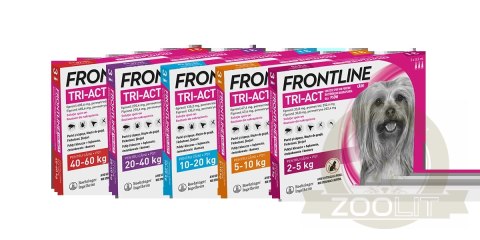 FRONTLINE Tri-Act Dla Psów 3x6ml FRONTLINE Tri-Act Dla Psów 3x6ml
