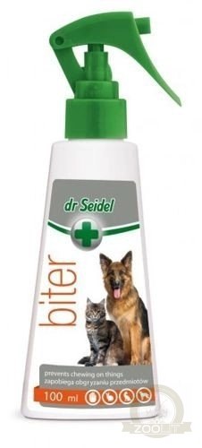 Laboratorium DermaPharm Dr Seidel Biter Płyn Przeciwko Obgryzaniu Przedmiotów Przez Zwierzęta 100ml Laboratorium DermaPharm Dr Seidel Biter Płyn Przeciwko Obgryzaniu Przedmiotów Przez Zwierzęta 100ml