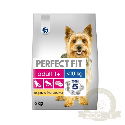 PERFECT FIT Adult 1+ Małe Rasy Z Kurczakiem 6kg