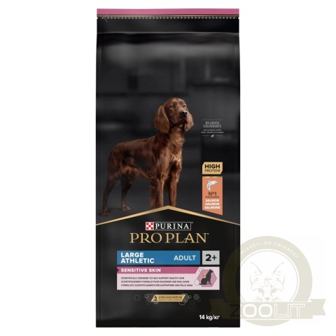 Purina Pro Plan Large Adult Athletic Optiderma Łosoś I Ryż 14kg Purina Pro Plan Large Adult Athletic Optiderma Łosoś I Ryż 14kg