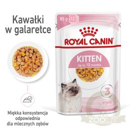 ROYAL CANIN Kitten Instinctive W Galaretce 12x85g