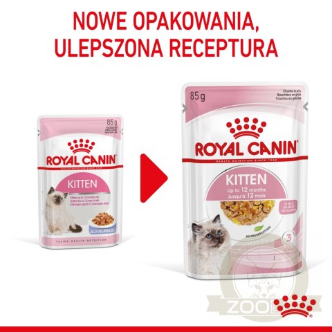 ROYAL CANIN Kitten Instinctive W Galaretce 12x85g ROYAL CANIN Kitten Instinctive W Galaretce 12x85g