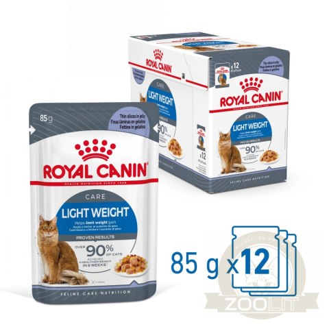 ROYAL CANIN Light Weight Care W Galaretce 12x85g ROYAL CANIN Light Weight Care W Galaretce 12x85g