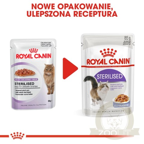 ROYAL CANIN Sterilised W Sosie 12x85g ROYAL CANIN Sterilised W Sosie 12x85g