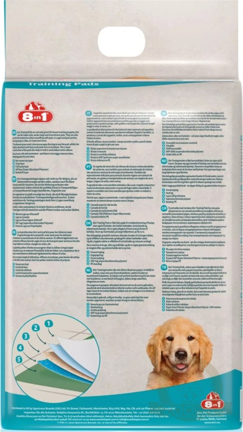 8in1 Mata Absorbująca Training Pads Large Bag 30szt 8in1 Mata Absorbująca Training Pads Large Bag 30szt