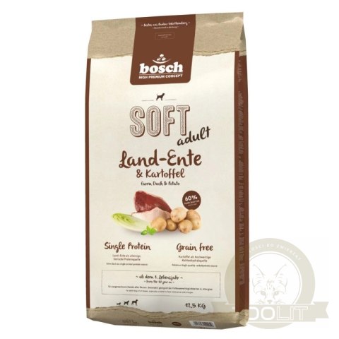 BOSCH Soft Adult Kaczka & Ziemniaki 12,5kg BOSCH Soft Adult Kaczka & Ziemniaki 12,5kg