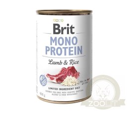 Brit Mono Protein Z Jagnięciną I Ryżem 400g