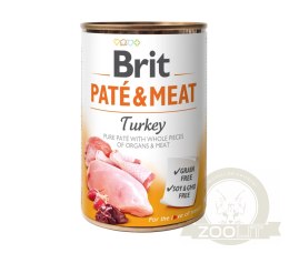 Brit Pate & Meat Z Indykiem 400g