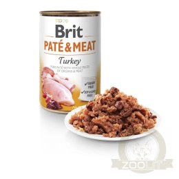 Brit Pate & Meat Z Indykiem 400g