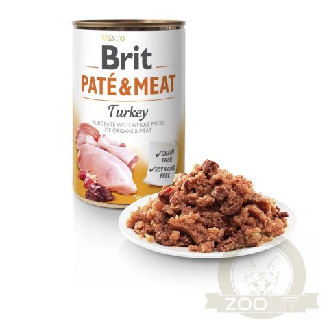 Brit Pate & Meat Z Indykiem 400g Brit Pate & Meat Z Indykiem 400g