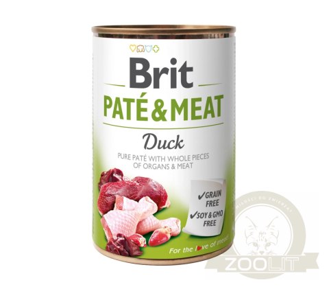 Brit Pate & Meat Z Kaczką 400g Brit Pate & Meat Z Kaczką 400g