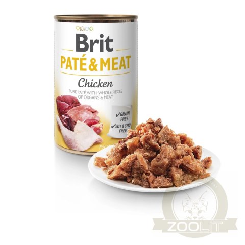 Brit Pate & Meat Z Kurczakiem 400g Brit Pate & Meat Z Kurczakiem 400g