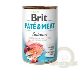 Brit Pate & Meat Z Łososiem 400g