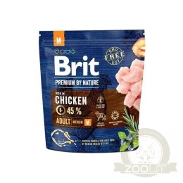 Brit Premium By Nature Adult M Z Kurczakiem 1kg