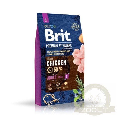 Brit Premium By Nature Adult S Z Kurczakiem 8kg Brit Premium By Nature Adult S Z Kurczakiem 8kg