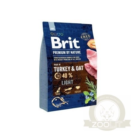 Brit Premium By Nature Light Z Indykiem I Owsem 3kg Brit Premium By Nature Light Z Indykiem I Owsem 3kg