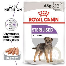 ROYAL CANIN CCN Sterilised Mini Pasztet 12x85g