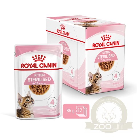 ROYAL CANIN Kitten Sterilised Sauce 12x85g ROYAL CANIN Kitten Sterilised Sauce 12x85g