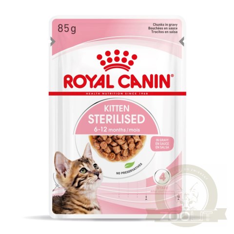 ROYAL CANIN Kitten Sterilised Sauce 12x85g ROYAL CANIN Kitten Sterilised Sauce 12x85g