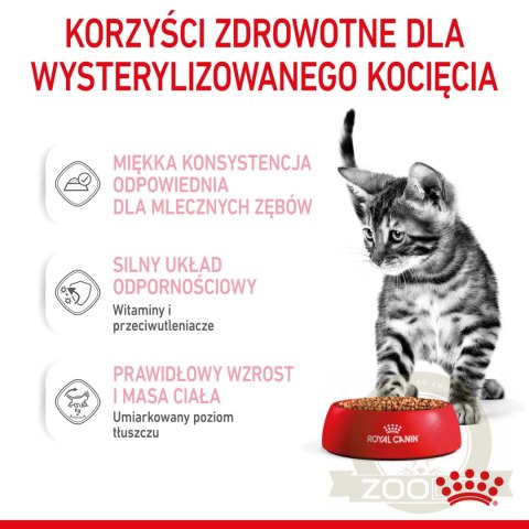 ROYAL CANIN Kitten Sterilised Sauce 12x85g ROYAL CANIN Kitten Sterilised Sauce 12x85g