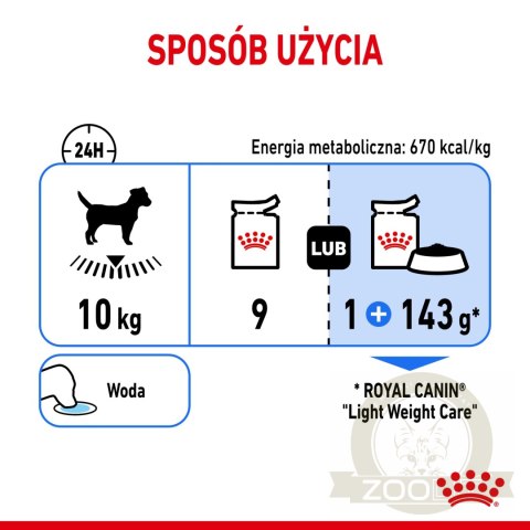 ROYAL CANIN Light Weight Care Pasztet 12x85g ROYAL CANIN Light Weight Care Pasztet 12x85g