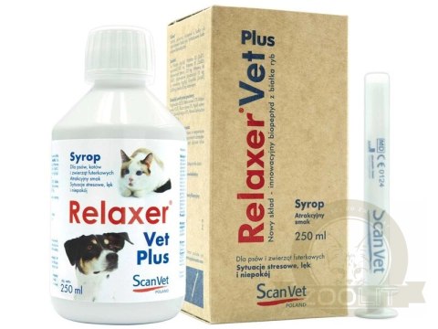 Scanvet Relaxer Vet Plus 250ml Scanvet Relaxer Vet Plus 250ml