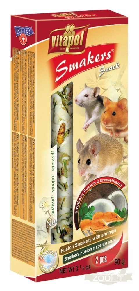 Vitapol Smakers Fusion Z Krewetkami Dla Gryzoni 2szt Vitapol Smakers Fusion Z Krewetkami Dla Gryzoni 2szt