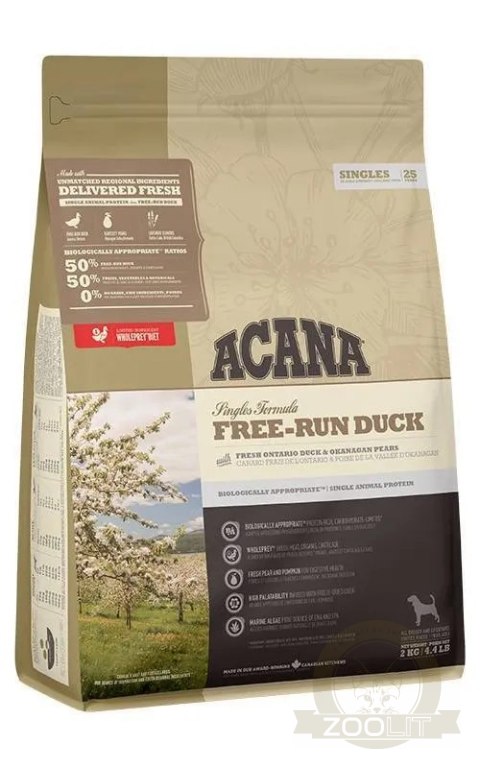 Acana Free-Run Duck 2kg Acana Free-Run Duck 2kg