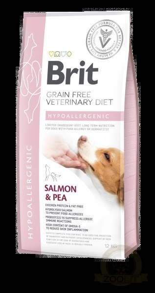 Brit Grain Free Veterinary Diet Dog Hypoallergenic Łosoś Z Groszkiem 2kg Brit Grain Free Veterinary Diet Dog Hypoallergenic Łosoś Z Groszkiem 2kg