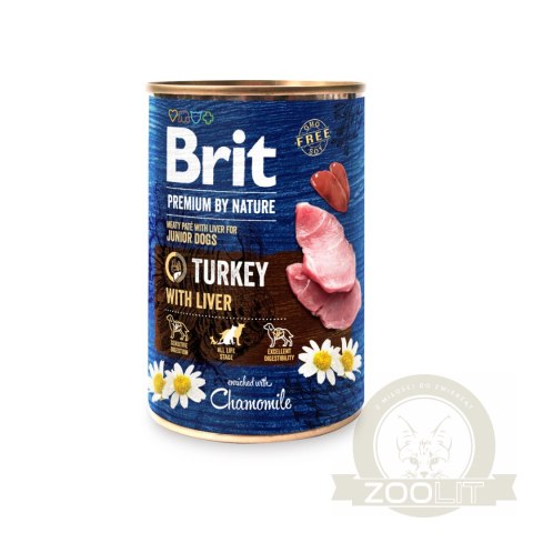 Brit Premium By Nature Turkey With Liver 400g Brit Premium By Nature Turkey With Liver 400g