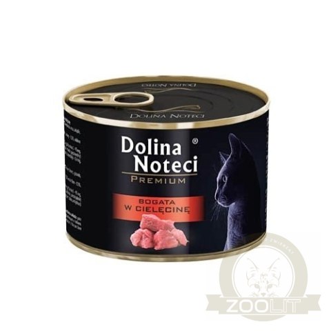 Dolina Noteci Premium Dla Kota Bogata W Cielęcinę 185g Dolina Noteci Premium Dla Kota Bogata W Cielęcinę 185g