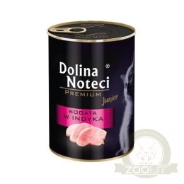 Dolina Noteci Premium Junior Dla Kota Bogata W Indyka 400g