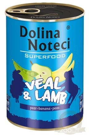 Dolina Noteci Superfood Cielęcina I Jagnięcina 400g Dolina Noteci Superfood Cielęcina I Jagnięcina 400g