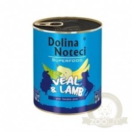 Dolina Noteci Superfood Cielęcina I Jagnięcina 800g