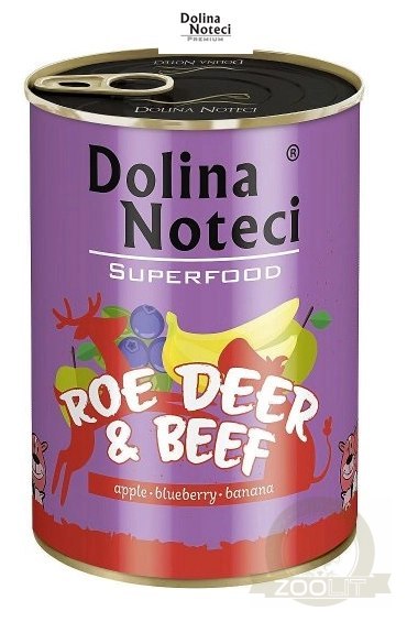 Dolina Noteci Superfood Sarna I Wołowina 400g Dolina Noteci Superfood Sarna I Wołowina 400g