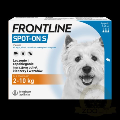 FRONTLINE Spot On Dla Psa 3x0,67ml FRONTLINE Spot On Dla Psa 3x0,67ml