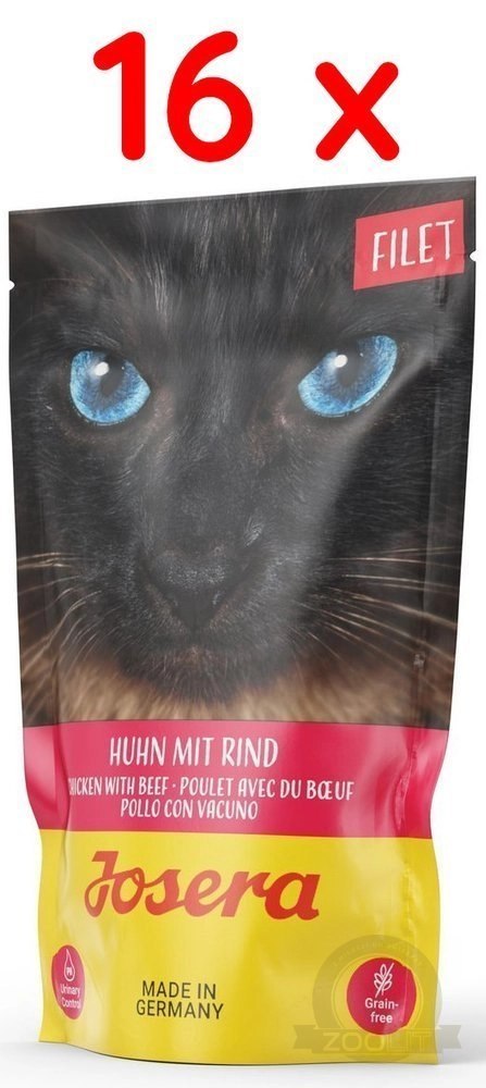 Josera Filet Kurczak Z Wołowiną 16x70g Josera Filet Kurczak Z Wołowiną 16x70g