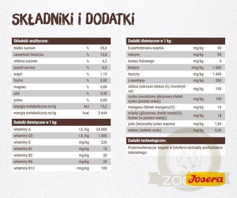 Josera Naturelle 400g Josera Naturelle 400g