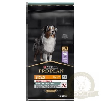 Purina Pro Plan Adult Medium&Large Digestion OptiDigest 12kg Purina Pro Plan Adult Medium&Large Digestion OptiDigest 12kg