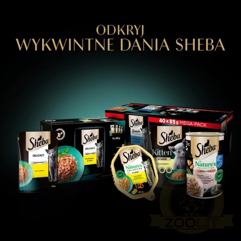 Sheba Saszetka Selection In Sauce Smaki Rybne 4x85g Sheba Saszetka Selection In Sauce Smaki Rybne 4x85g