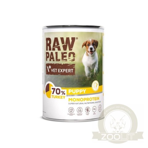 VETEXPERT Raw Paleo Puppy Turkey 400g VETEXPERT Raw Paleo Puppy Turkey 400g