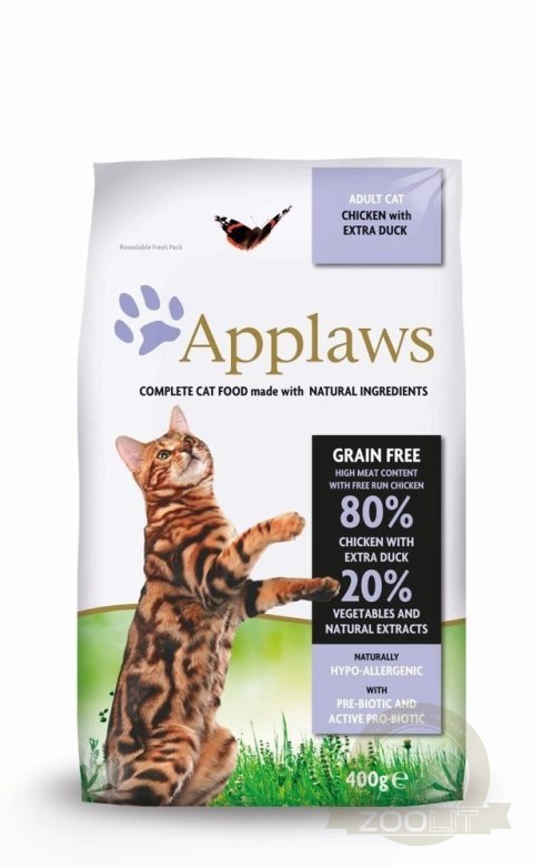 APPLAWS Complete Dry Adult Chicken With Duck 400g APPLAWS Complete Dry Adult Chicken With Duck 400g