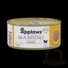 APPLAWS Kitten Chicken In Jelly Tin 70g